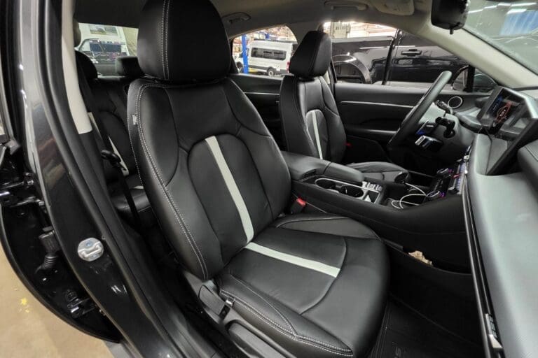 Hyundai Cloth to Leather Interior Conversion (After)